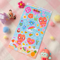 Summer Tan Kitty Cats Sticker Sheet