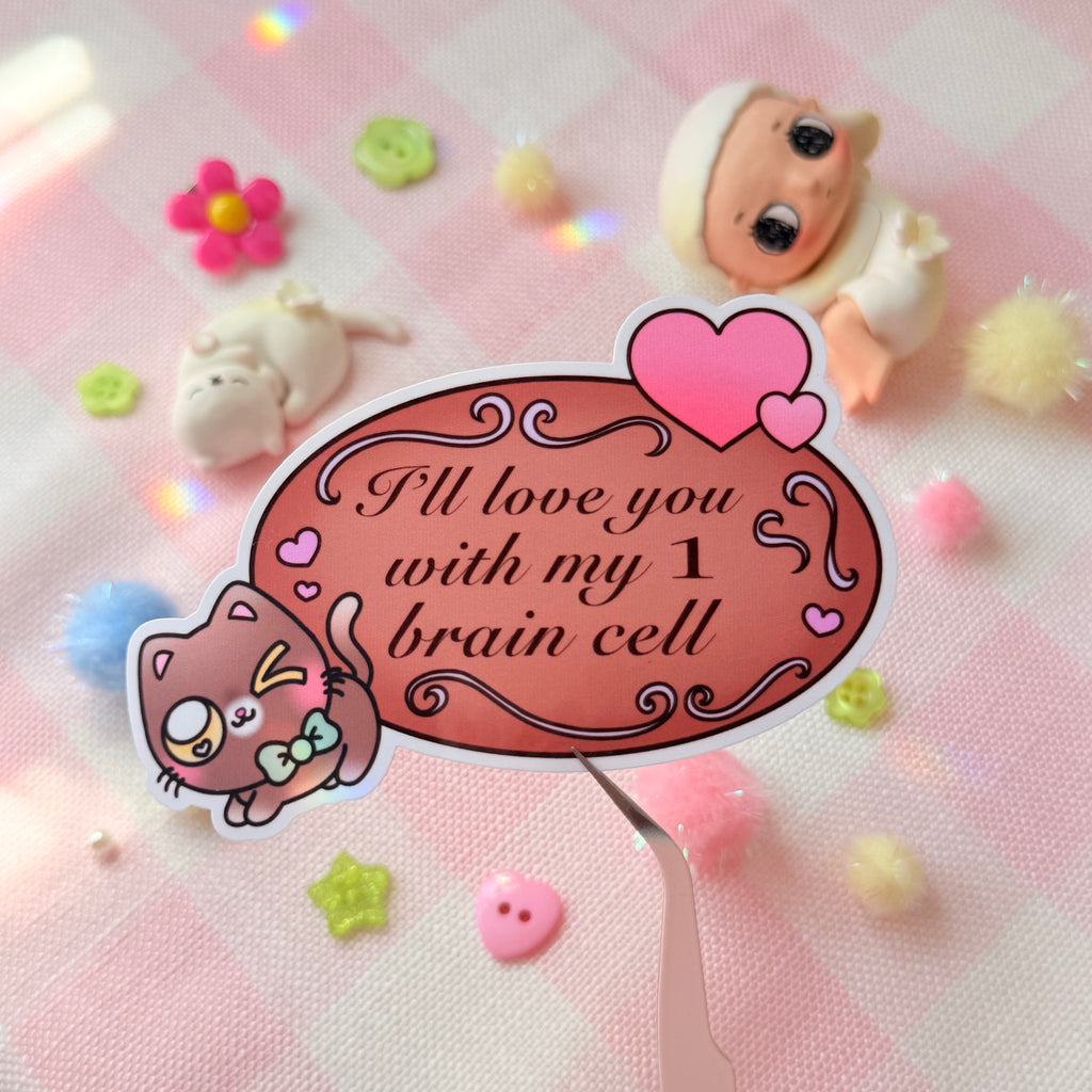 Wholesome Choco Cat Vinyl Sticker