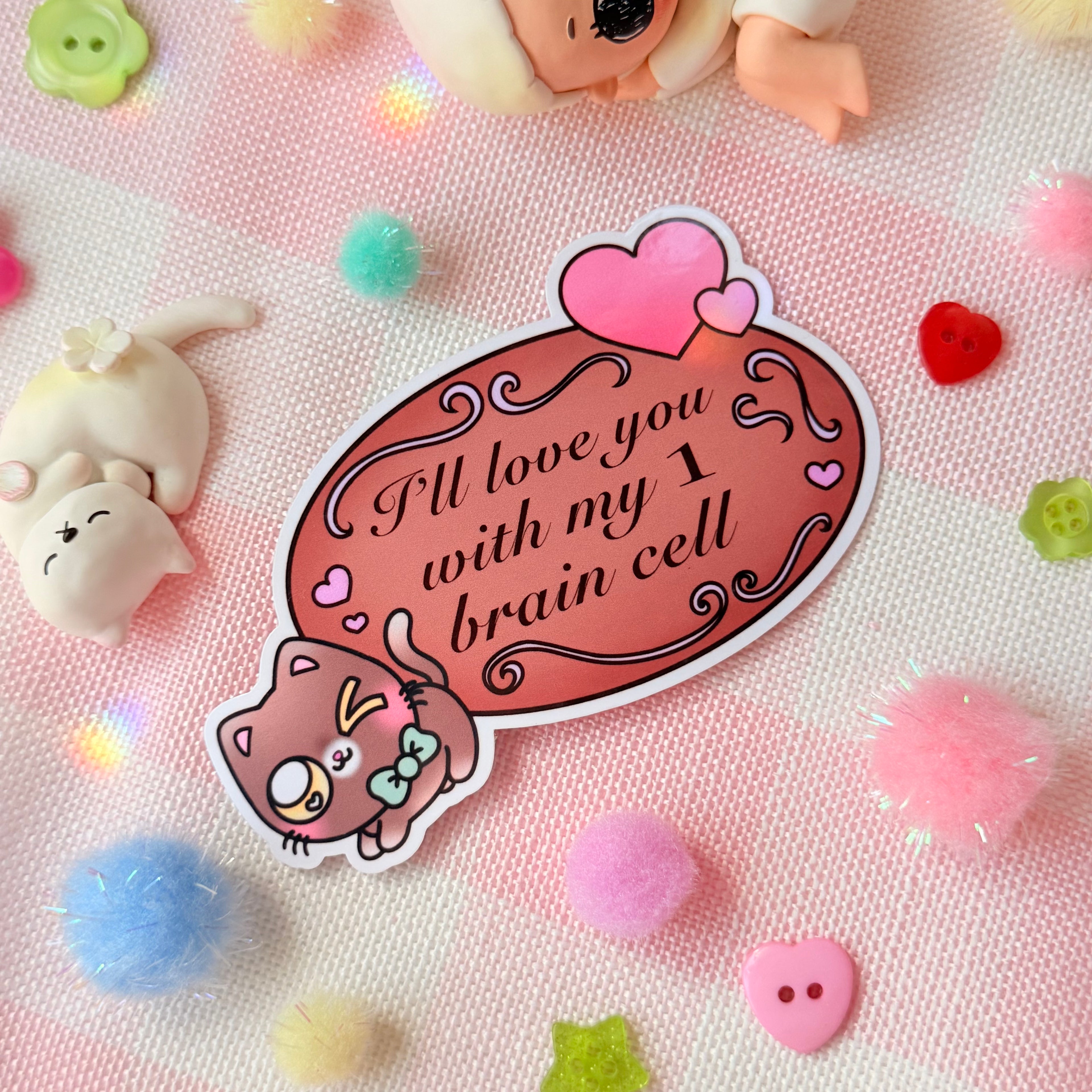 Wholesome Choco Cat Vinyl Sticker