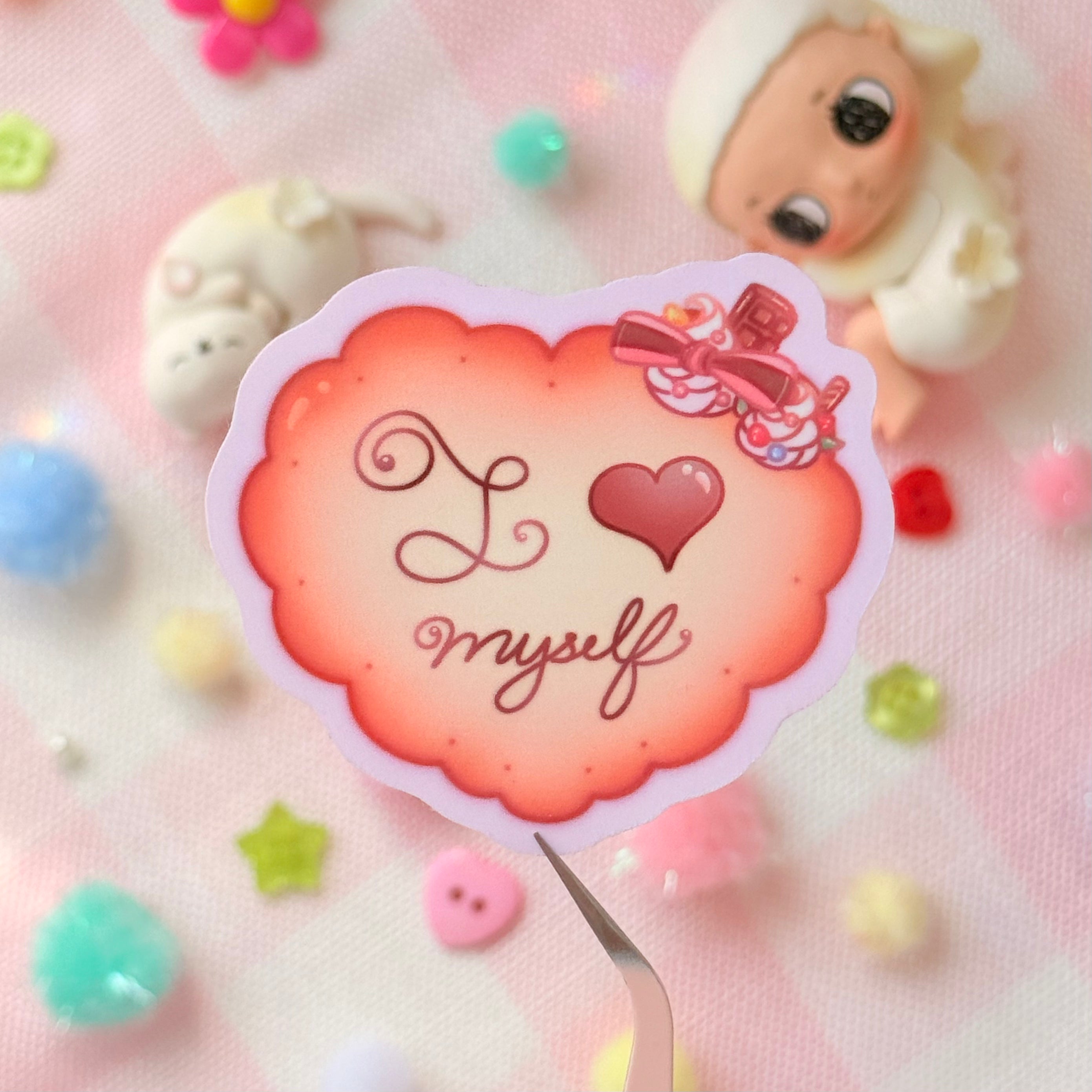 I Love Myself Positive Affirmation Vinyl Sticker