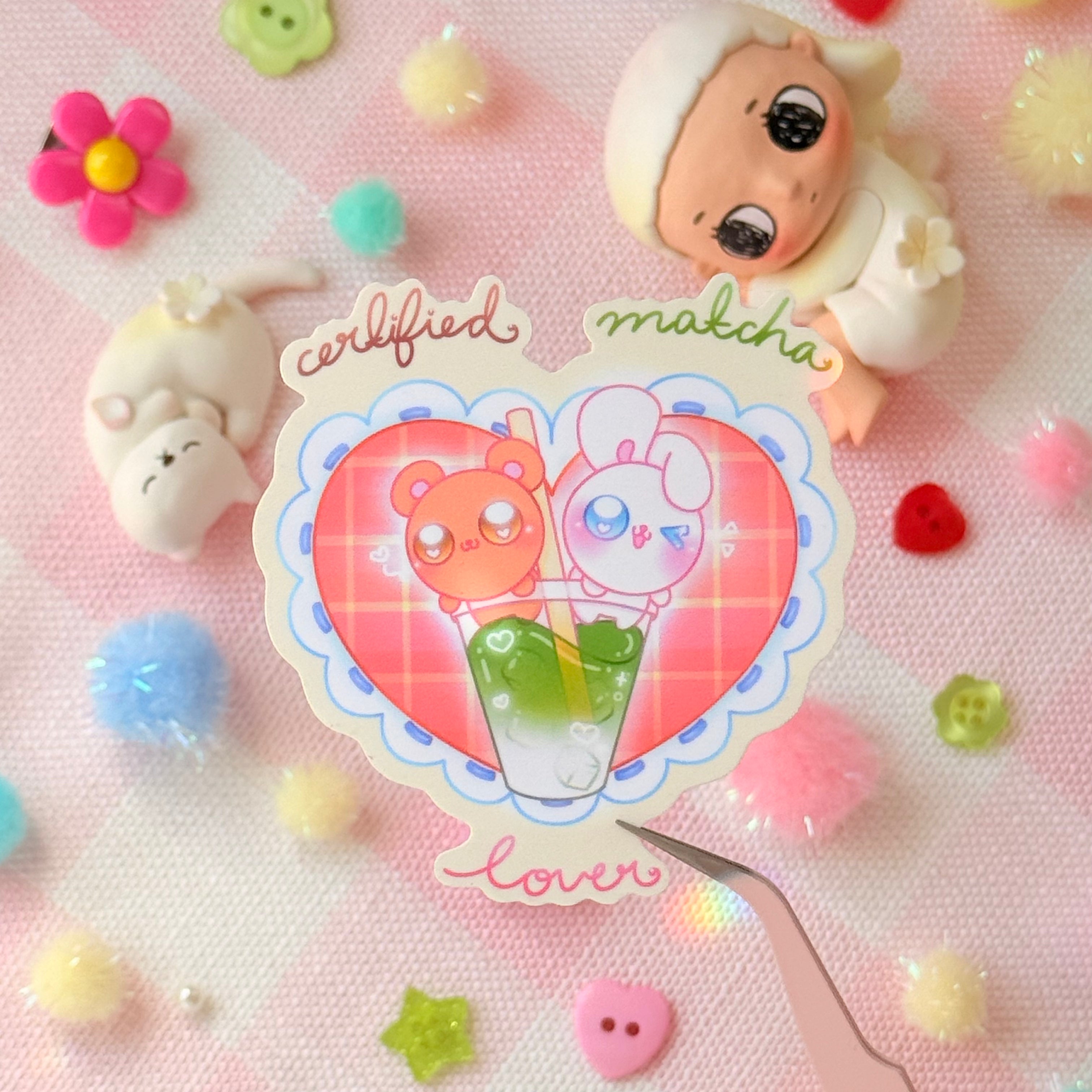 Certified Matcha Lover Vinyl Sticker