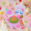 Matcha Bunny Vinyl Sticker