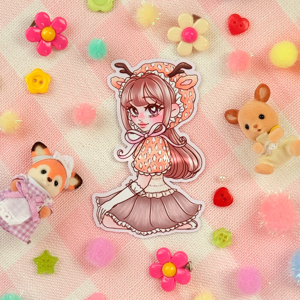 Bambi Girl Vinyl Sticker