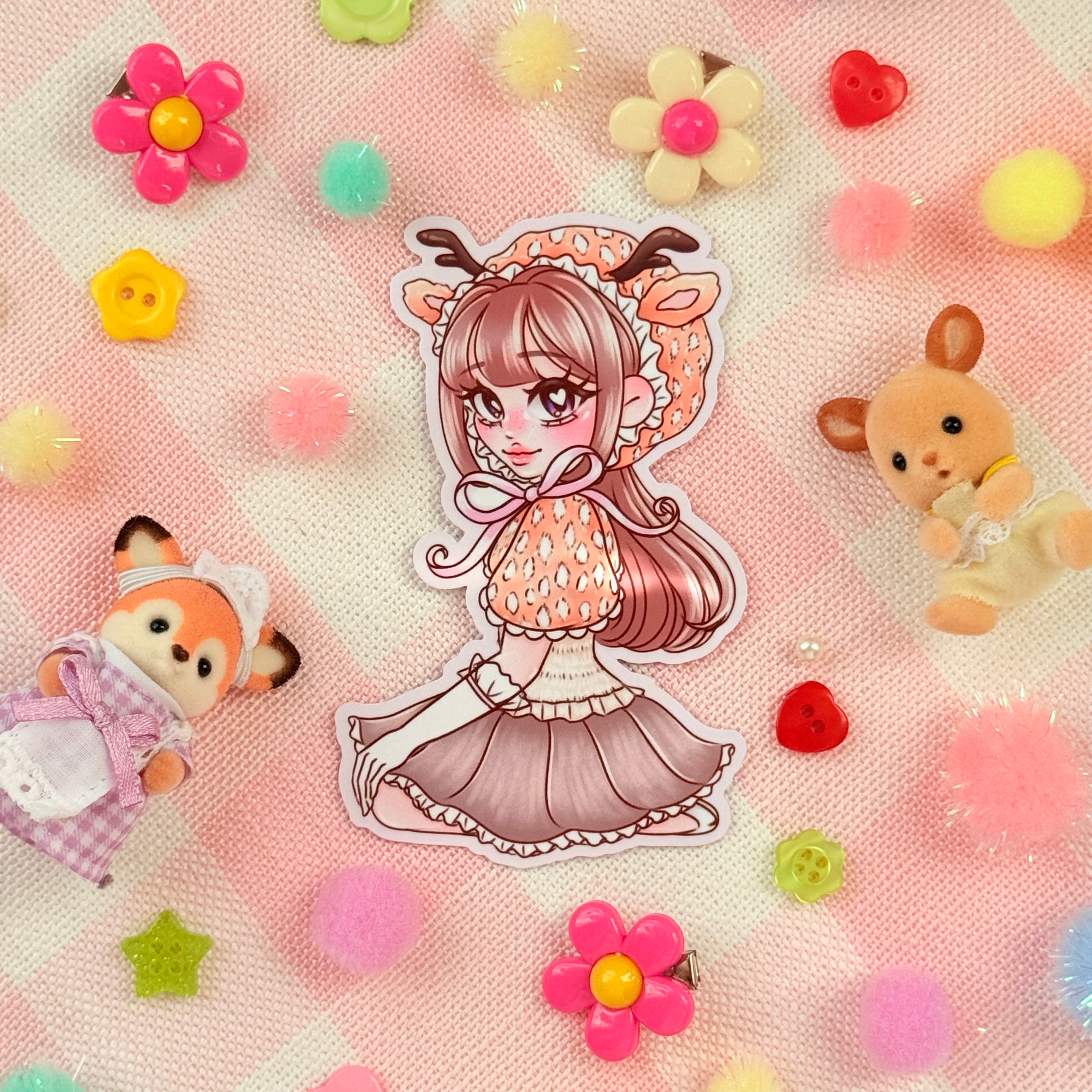 Bambi Girl Vinyl Sticker