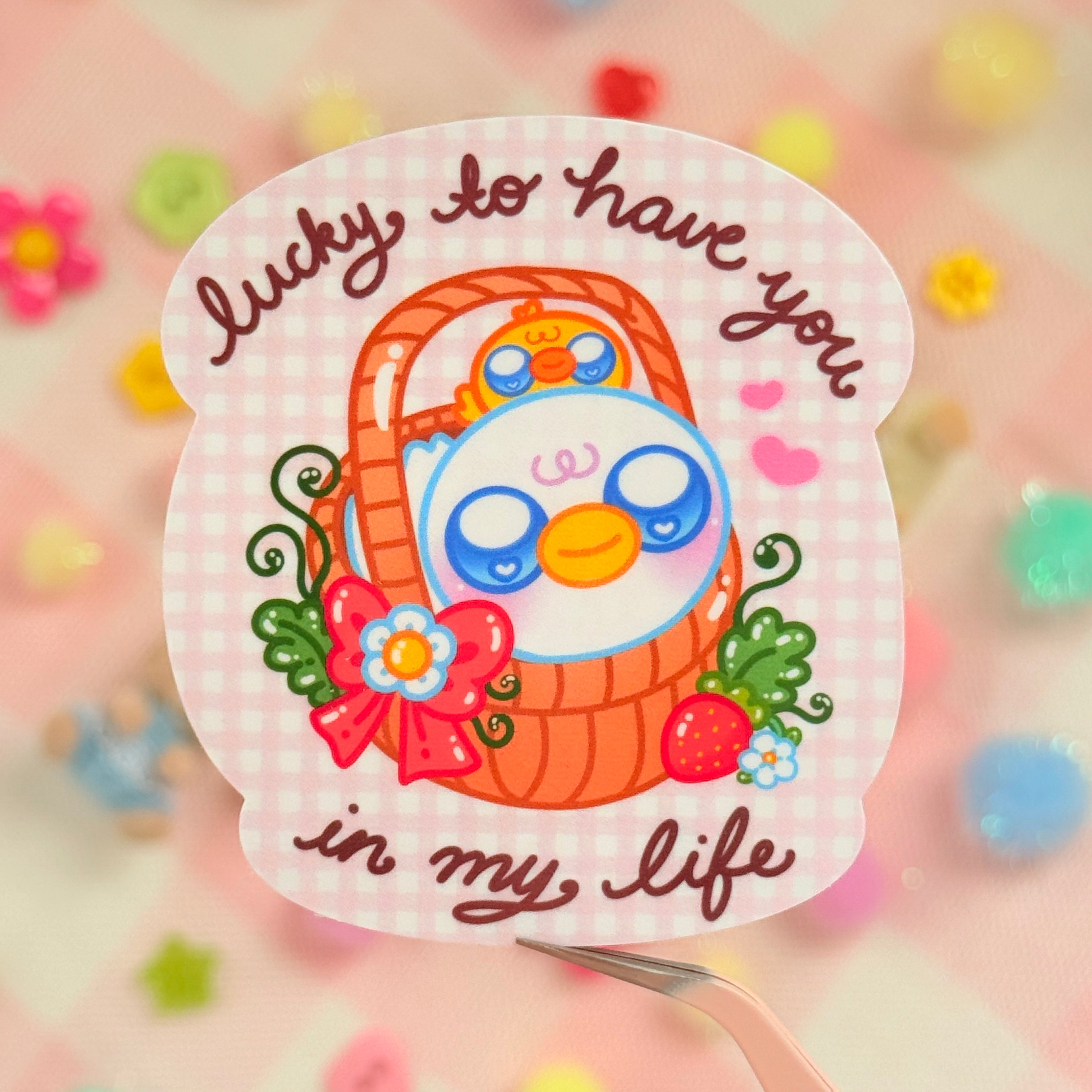 Wholesome Duckie Vinyl Sticker