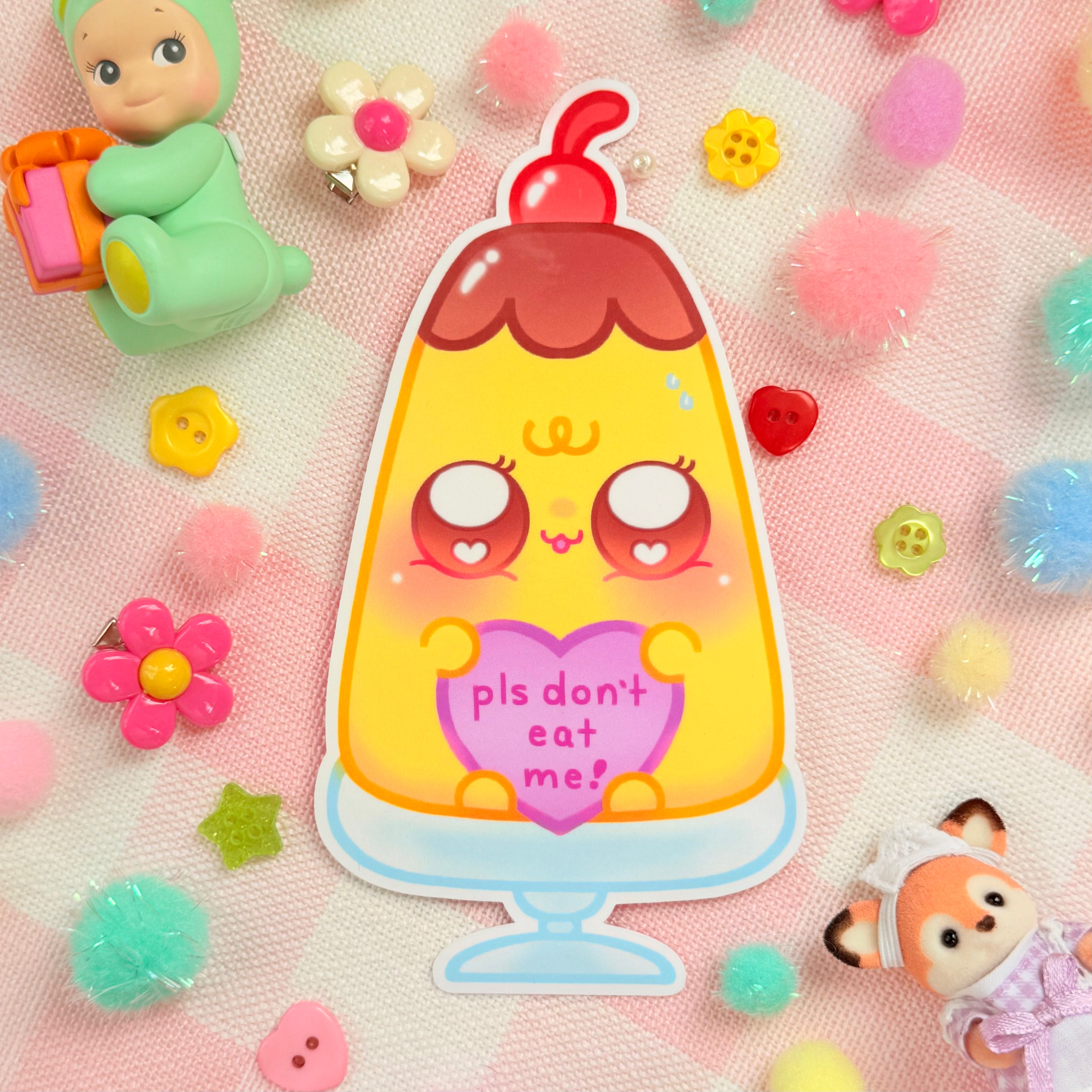 Pudding JUMBO Vinyl Sticker