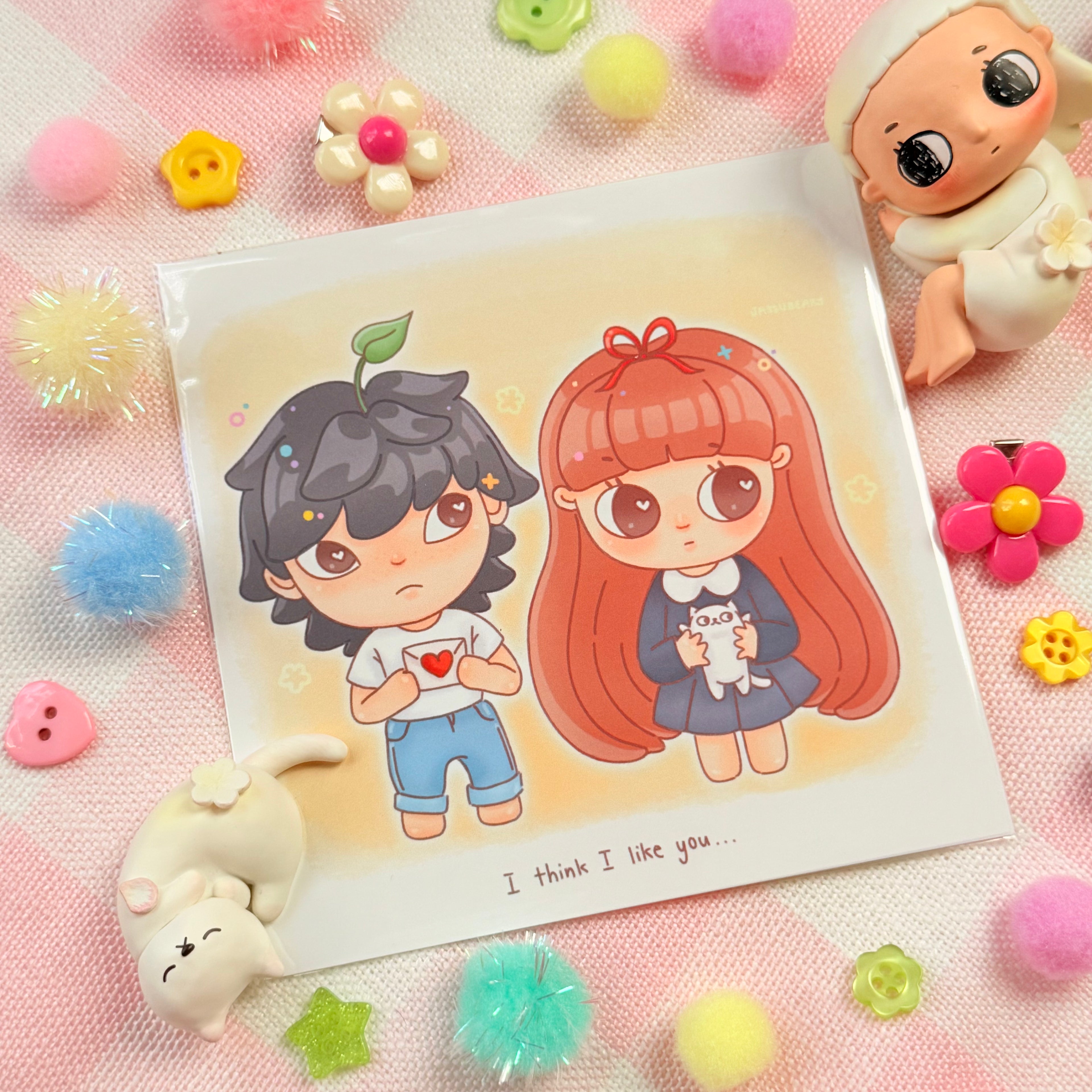 Love Confession Art Print