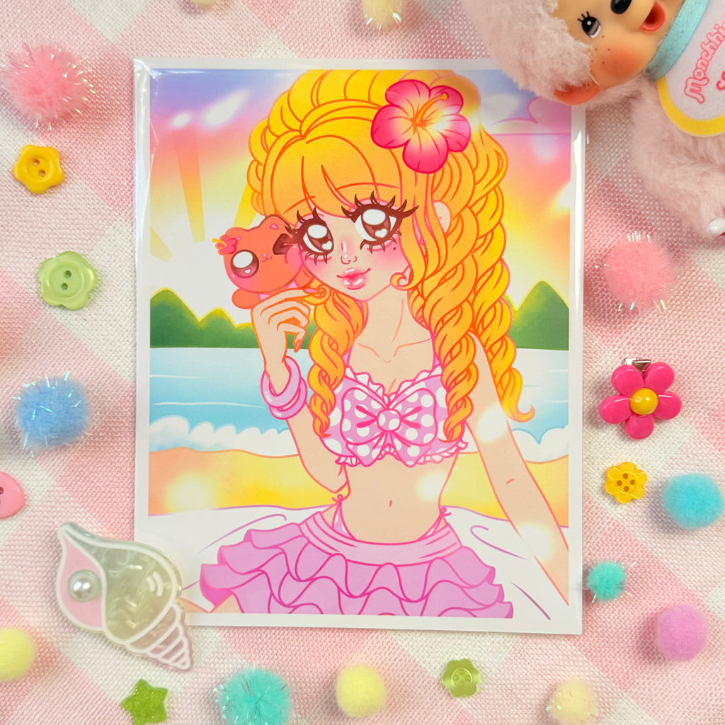 Gyaru Summer! Art Print